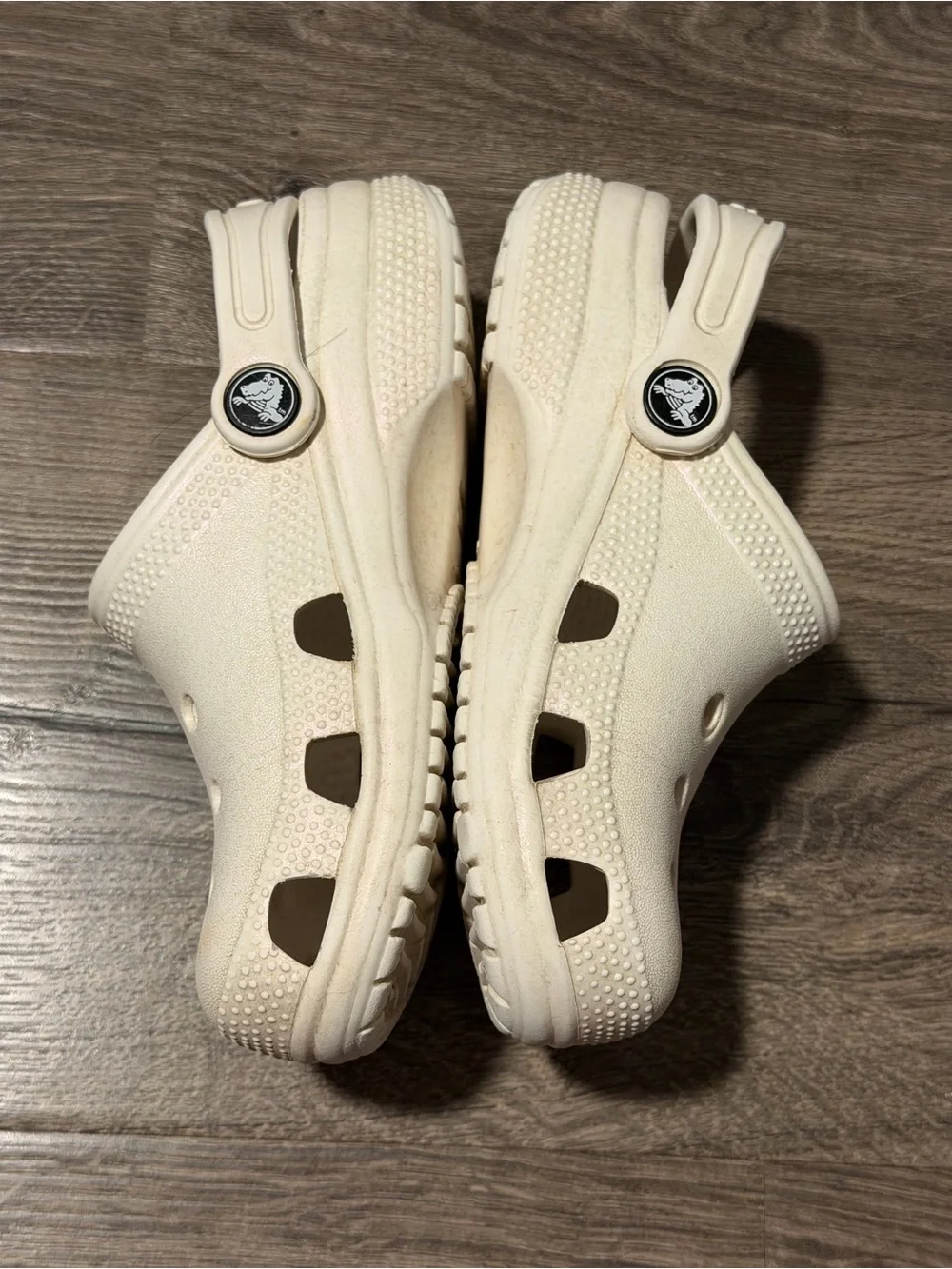 CROCS Classic Clog in White Pearl Toddler Girl 12